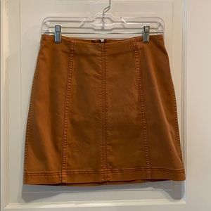 Free People Modern Femme Denim Skirt